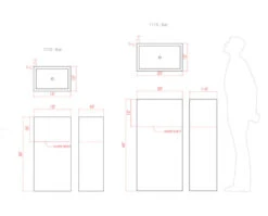 Tall Bar Planter -Outdoor Decor Art 1112 1113 BAR SPEC2 47030.1678571074