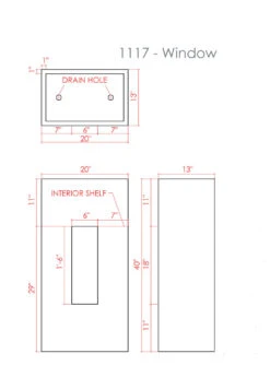 Window Planters 7 Window Planters -Outdoor Decor Art 1117 WINDOW SPEC SHEE 00230.1709302786