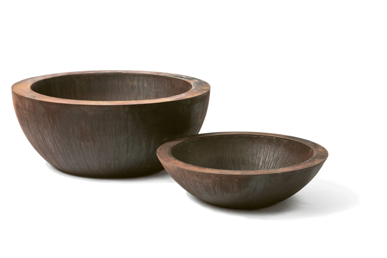 Bowl Planter Aluminum 1 Bowl Planter Aluminum