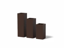 12" Column Planter -Outdoor Decor Art 12 Column Rust 49940.1709245683