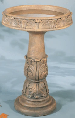 Grande Acanthus Bird Bath