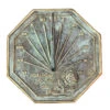 Solid Brass Rose Sundial