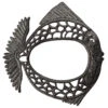 Fancy Fish Metal Wall Mirror