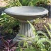 Fluted Birdbath
