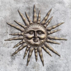 Dawn's Light Metal Sun Wall Decor
