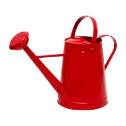 1.2 Gallon Red Galvanized Steel Watering Can