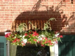 44 In Window Hayrack With Molded Coco Liner 9 44 In Window Hayrack With Molded Coco Liner -Outdoor Decor Art 44 Hayracks Planted3 02809.1707151998