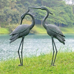 Marshland Royals Garden Sculpture Pair -Outdoor Decor Art 51073 36858.1676036627
