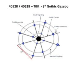 Gothic Gazebo -Outdoor Decor Art 8 Gothic Gazebo Measurements 08490.1677330598
