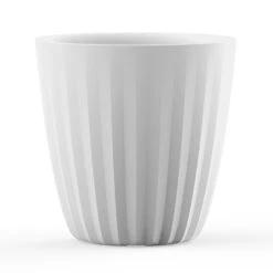 Pleat Planters 13 Pleat Planters -Outdoor Decor Art A665800 PLEAT 23IN PLANTER ALPINE WHITE 22346.1677425317