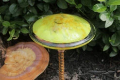 Blown Glass Mushroom Stake 26 Blown Glass Mushroom Stake -Outdoor Decor Art AHMS LC1600 94136.1678810450