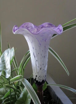 Blown Glass Water Tulip 10 Blown Glass Water Tulip -Outdoor Decor Art AHWT WP 1600 01499.1678810846