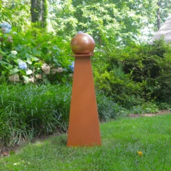 Decorative Pipe Cover With Sphere -Outdoor Decor Art BASPP 1600 55235.1676036625