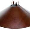 22" Squirrel Baffle For 4 X 4 Post - Bronze - Wrap Around Style