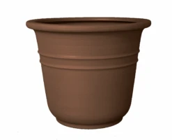 Bell Planter -Outdoor Decor Art Bell Dark Rust 98536.1678224827