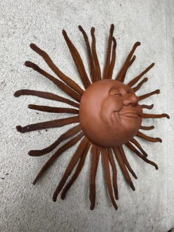 Bliss Face Sun With Bent Ray - Small -Outdoor Decor Art Bliss Face 3 57339.1705429144