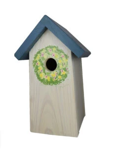 Birdie Abode 17 Birdie Abode -Outdoor Decor Art BlueWreath WB3 74672.1678484704