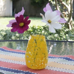 Blown Glass Bud Vase -Outdoor Decor Art BudVase Sunflower4 1600 26608.1676036742