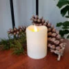 3" X 4" LED Flameless Candle With 3D Wick