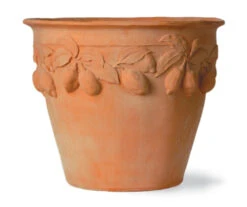 Citrus Themed Fiberglass Pots
