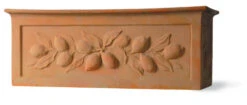 Citrus Themed Fiberglass Pots -Outdoor Decor Art CitrusTrough 15432.1676036670
