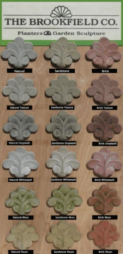 Concrete Garden Sphere -Outdoor Decor Art Color Labels 77356.1699045880