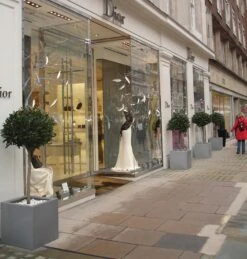 Geo Cube Planter -Outdoor Decor Art Cube inuse 83457.1704391329