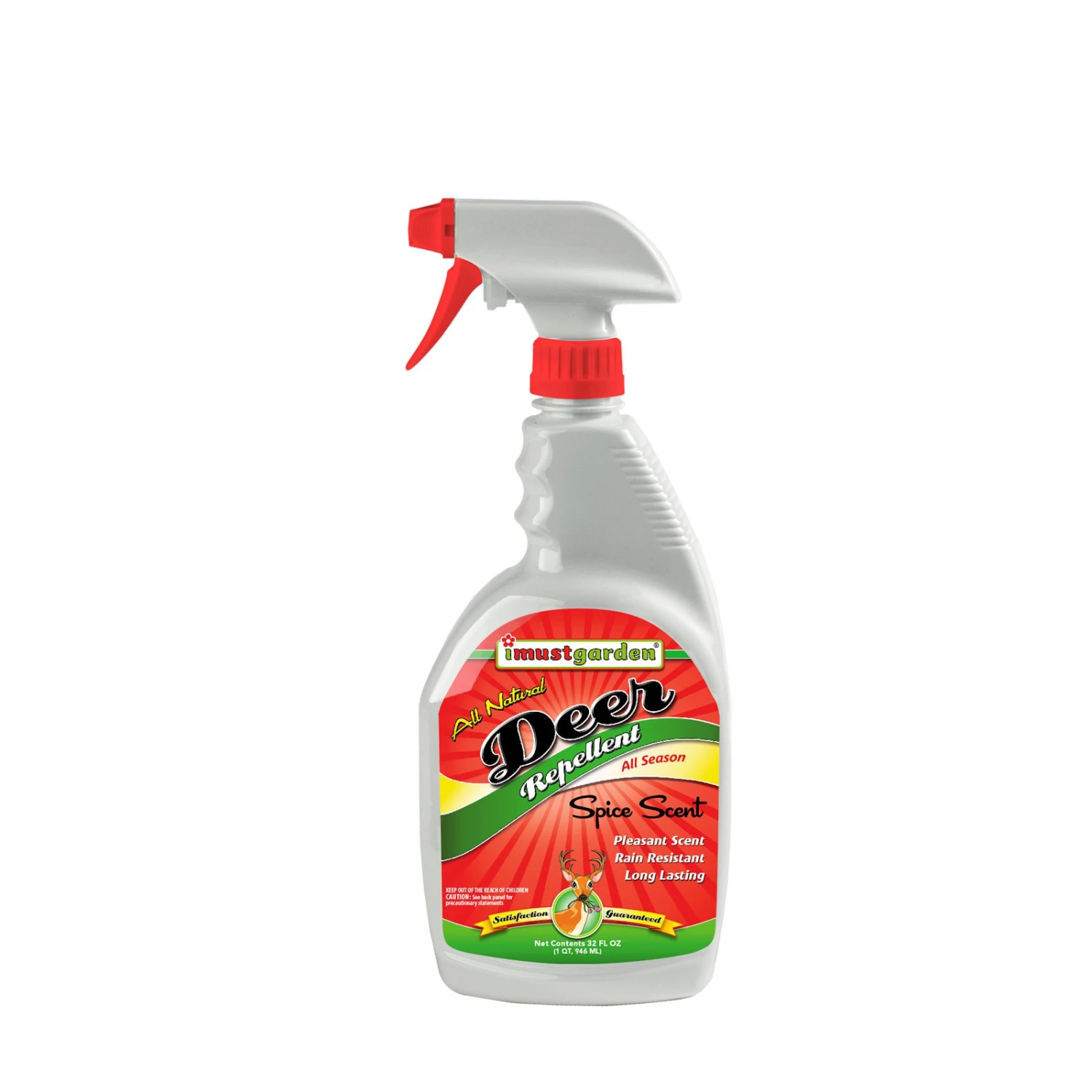 All Natural Deer Repellent - 32 Oz. Ready To Use 1 All Natural Deer Repellent - 32 Oz. Ready To Use
