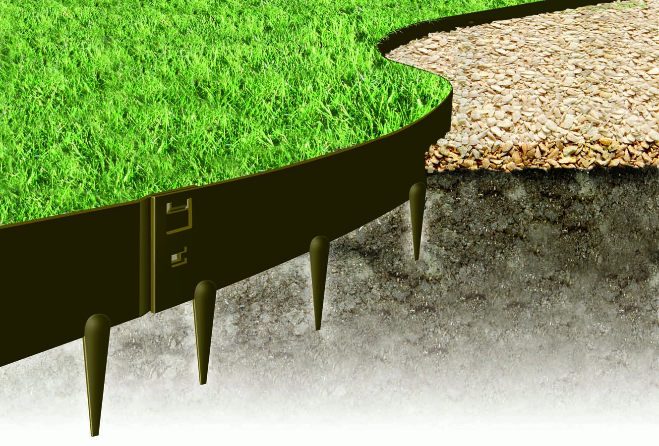 EverEdge Landscape Edging - Brown - 1.6mm 9 EverEdge Landscape Edging - Brown - 1.6mm - Image 9