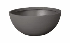 Flat Bottom Bowl Planter 7 Flat Bottom Bowl Planter -Outdoor Decor Art Flat Bottom Bowl Charcoal 05547.1679426174