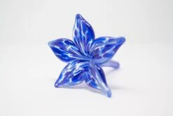 Glass Flowers -Outdoor Decor Art Flower Blue 33450.1676036669