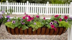 Window Hayrack Planter -Outdoor Decor Art GG44 planted 4 34887.1706388645