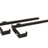 Hayrack Adjustable Railing Brackets (pair) - 6" Wide