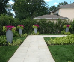 Geo Tapered Square Pot -Outdoor Decor Art Geo Tap Sq Geo18 Abe Jerome 2 92313.1676036712