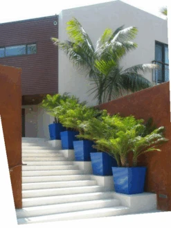 Geo Tapered Square Pot -Outdoor Decor Art GeoTaperedAlidaAldrich 27388.1676036712