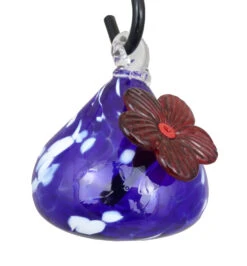 Humdinger Hummingbird Feeder -Outdoor Decor Art HUM Blue White 1600 29660.1677262745