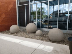 Concrete Garden Sphere -Outdoor Decor Art Hotel Spheres 1600 44475.1677099634