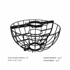 25" Lamppost Hayrack With Molded Coco Liner - 2 Pack 9 25" Lamppost Hayrack With Molded Coco Liner - 2 Pack -Outdoor Decor Art LPH25 WB1600 38617.1705512737