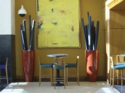 Lisbon Tall Round Planter -Outdoor Decor Art Lisbon3 53683.1677713923