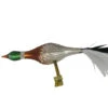Mallard Duck Blown Glass Ornament