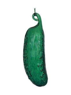 Christmas Pickle Ornament - Blown Glass