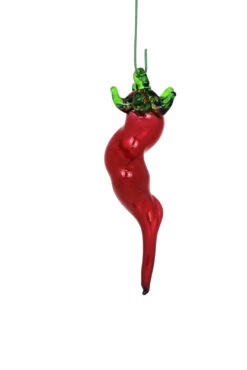 Red Chili Ornament - Blown Glass
