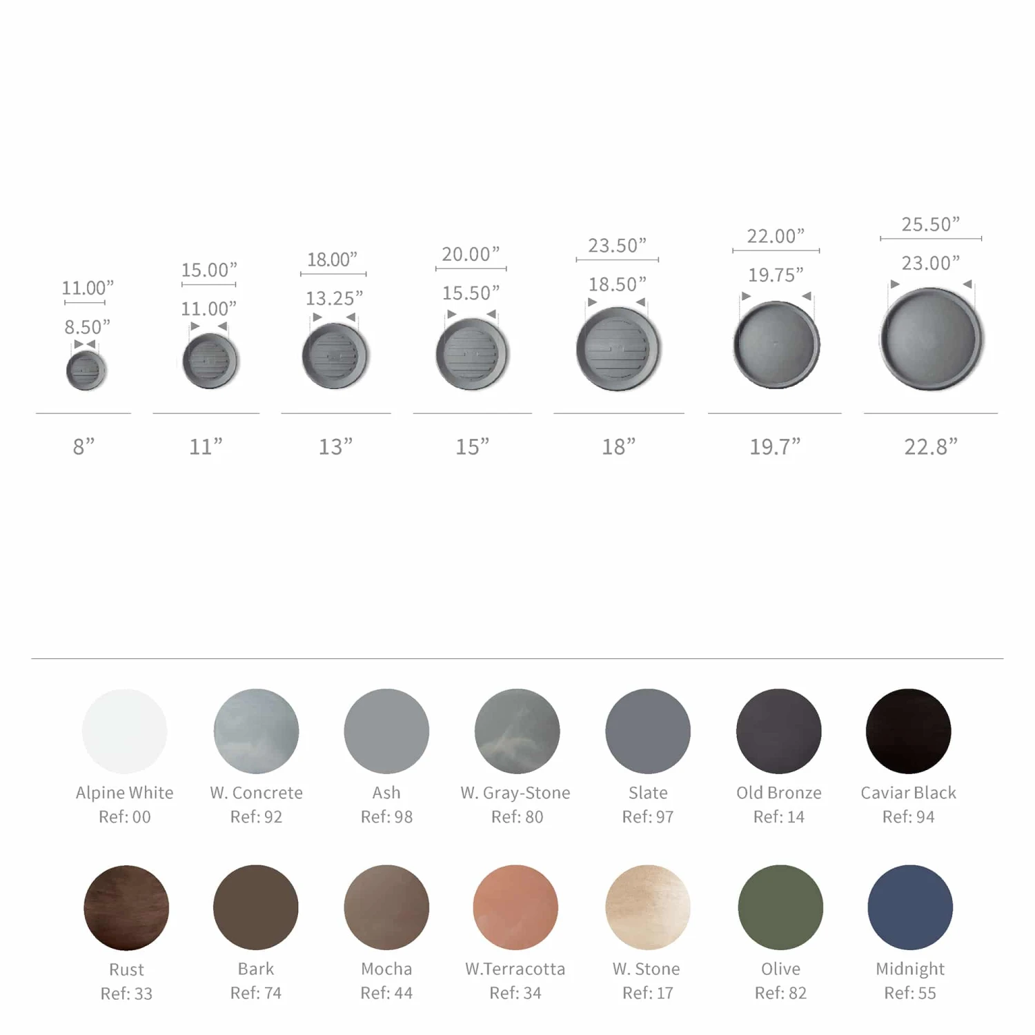 Crescent Round Saucers 2 Crescent Round Saucers - Image 2