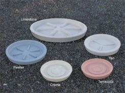 Round Saucer For Concrete Planter