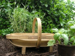 Wooden Garden Trug Set - Large & Small -Outdoor Decor Art Small Trug 66519.1704823268