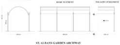 St Albans Pergola -Outdoor Decor Art St Albans Line 82923.1678815192