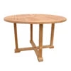 47" Tosca Round Teak Table