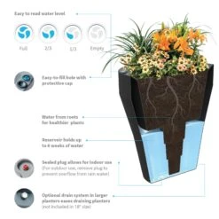 Dot TruDrop® Self-Watering Planter -Outdoor Decor Art TruDrop for Web 02139.1676322105
