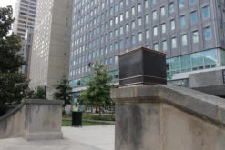 Zarif Elegant Square Copper Planter -Outdoor Decor Art Zarif14B 1600 38324.1677629517