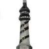 Black & White Lighthouse Blown Glass Ornament